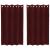 Perdele opace 2 pcs Roșu Vin 140 x 140 cm Catifea GartenMobel Dekor