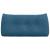 Perna pentru spate albastru 100 x 24 x 50 cm Catifea GartenMobel Dekor