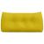 Perna pentru spate Galben 100 x 24 x 50 cm Catifea GartenMobel Dekor