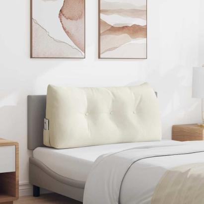 Perna pentru spate Crem 100 x 24 x 50 cm Catifea GartenMobel Dekor