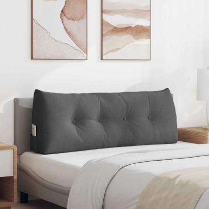 Perna pentru spate Gri închis 120 x 24 x 50 cm țesătură GartenMobel Dekor