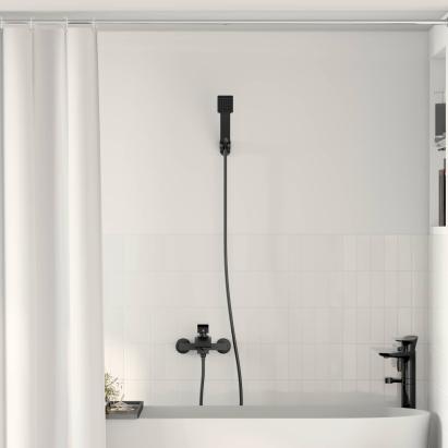 Set de cap de duș Negru G 1 / 2 inci GartenMobel Dekor