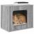 Casa pentru pisici Gri Sonoma 51 x 30 x 42 cm Lemn compozit GartenMobel Dekor