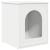 Casa pentru pisici Alb 53 x 52 x 60 cm Lemn compozit GartenMobel Dekor