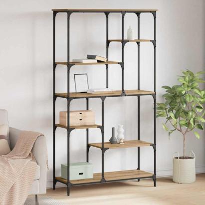 Raft pentru cărți Stejar Artizanal 99 x 35,5 x 176 cm GartenMobel Dekor