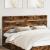 Tăblie cap cu headboard Stejar fumuriu 180 cm Lemn compozit GartenMobel Dekor
