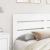 Tăblie cap cu headboard Alb 160 cm Lemn compozit GartenMobel Dekor