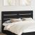 Tăblie cap cu headboard Stejar Negru 160 cm Lemn compozit GartenMobel Dekor