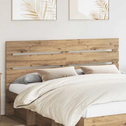 Tăblie cap cu headboard Stejar Artizanal 160 cm Lemn compozit GartenMobel Dekor