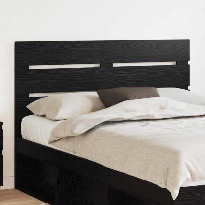 Tăblie cap cu headboard Stejar Negru 140 cm Lemn compozit GartenMobel Dekor