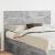 Tăblie cap cu headboard Gri din beton 140 cm Lemn compozit GartenMobel Dekor
