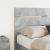 Tăblie cap cu headboard Gri din beton 140 cm Lemn compozit GartenMobel Dekor