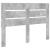 Tăblie cap cu headboard Gri din beton 140 cm Lemn compozit GartenMobel Dekor