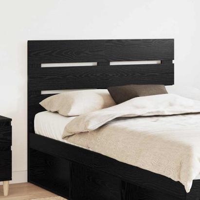 Tăblie cap cu headboard Stejar Negru 120 cm Lemn compozit GartenMobel Dekor