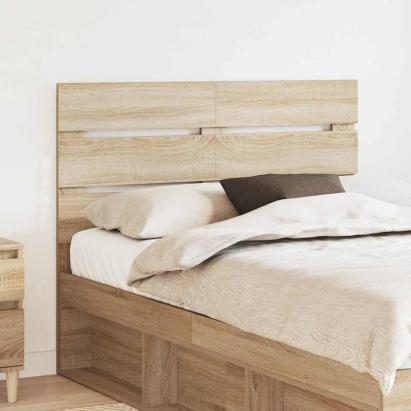 Tăblie cap cu headboard Stejar Sonoma 120 cm Lemn compozit GartenMobel Dekor