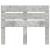 Tăblie cap cu headboard Gri din beton 120 cm Lemn compozit GartenMobel Dekor