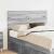 Tăblie cap cu headboard Gri Sonoma 120 cm Lemn compozit GartenMobel Dekor