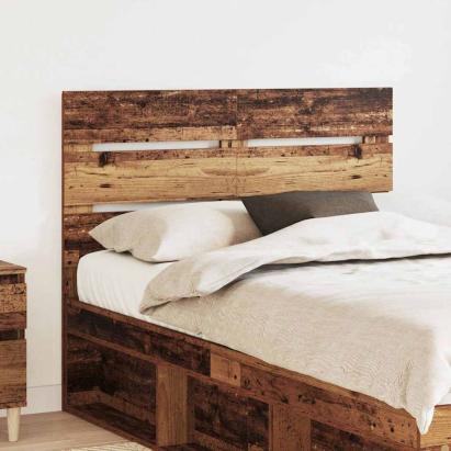 Tăblie cap cu headboard Lemn vechi 120 cm Lemn compozit GartenMobel Dekor