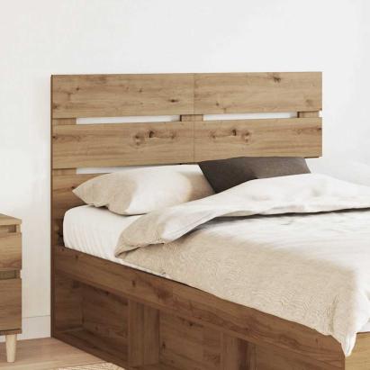 Tăblie cap cu headboard Stejar Artizanal 120 cm Lemn compozit GartenMobel Dekor