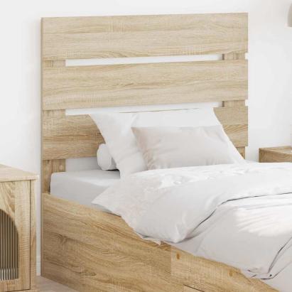 Tăblie cap cu headboard Stejar Sonoma 90 cm Lemn compozit GartenMobel Dekor