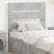 Tăblie cap cu headboard Gri din beton 80 cm Lemn compozit GartenMobel Dekor