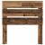 Tăblie cap cu headboard Lemn vechi 75 cm Lemn compozit GartenMobel Dekor
