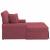 Chaise Lounge cu fustă Roșu Vin 91 x 157 x 91 cm țesătură GartenMobel Dekor