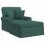 Chaise Lounge cu fustă Verde închis 91 x 157 x 91 cm țesătură GartenMobel Dekor