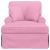 Chaise Lounge cu fustă cu pernă Roz 91 x 157 x 91 cm țesătură GartenMobel Dekor