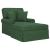 Chaise Lounge cu fustă cu pernă Verde Junglă 91 x 157 x 91 cm GartenMobel Dekor