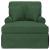 Chaise Lounge cu fustă cu pernă Verde Junglă 91 x 157 x 91 cm GartenMobel Dekor