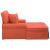 Chaise Lounge cu fustă Roșu portocalie 91 x 157 x 91 cm GartenMobel Dekor