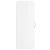 Dulap de perete, alb extralucios, 34,5x34x90 cm, lemn prelucrat GartenMobel Dekor