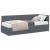 Cadru de pat colțar cu saltea cu headboard 2 pcs Gri Catifea GartenMobel Dekor