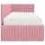 Cadru de pat colțar cu saltea cu headboard 2 pcs Gri Catifea GartenMobel Dekor