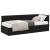 Cadru de pat colțar cu saltea cu headboard 2 pcs Negru Catifea GartenMobel Dekor