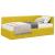 Cadru de pat colțar cu saltea cu headboard 2 pcs Galben Catifea GartenMobel Dekor
