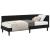Cadru de pat colțar cu saltea cu headboard 2 pcs Negru Catifea GartenMobel Dekor