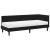 Cadru de pat colțar cu saltea cu headboard 2 pcs Negru Catifea GartenMobel Dekor