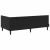 Cadru de pat colțar cu saltea cu headboard 2 pcs Negru Catifea GartenMobel Dekor