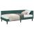 Cadru de pat colțar cu saltea cu headboard 2 pcs Verde Catifea GartenMobel Dekor