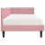 Cadru de pat colțar cu saltea cu headboard 2 pcs Gri Catifea GartenMobel Dekor