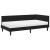 Cadru de pat colțar cu saltea cu headboard 2 pcs Negru Catifea GartenMobel Dekor