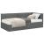 Cadru de pat colțar cu saltea cu headboard 2 pcs Gri Catifea GartenMobel Dekor