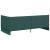 Cadru de pat colțar cu saltea cu headboard 2 pcs Verde Catifea GartenMobel Dekor