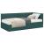 Cadru de pat colțar cu saltea cu headboard 2 pcs Verde Catifea GartenMobel Dekor