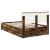 Cadru de pat Stejar fumuriu 135 x 190 cm Lemn Ingineresc GartenMobel Dekor
