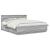 Cadru de pat cu headboard Gri Sonoma 180 x 200 cm Lemn compozit GartenMobel Dekor