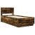 Cadru de pat Stejar fumuriu 100 x 200 cm Lemn compozit GartenMobel Dekor