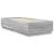 Cadru de pat cu headboard Gri Sonoma 90 x 200 cm Lemn compozit GartenMobel Dekor